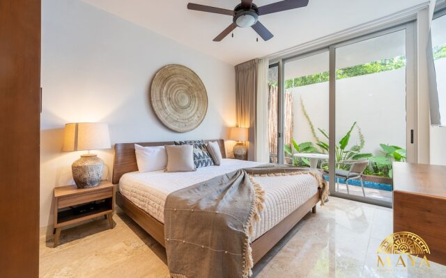 NHOA 112A Lux 2BR Condo Plunge Pool in Aldea Zama