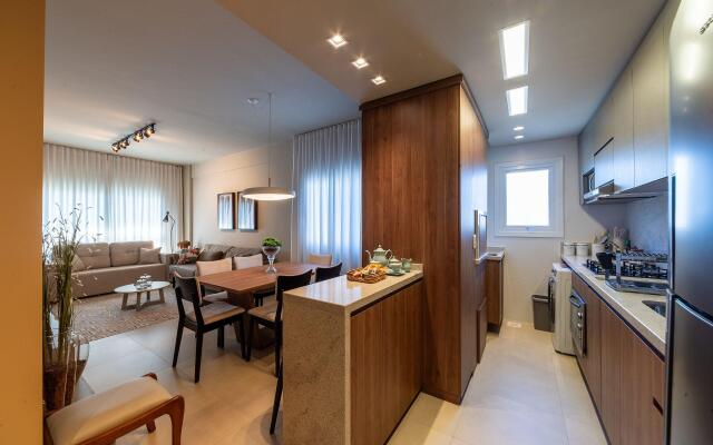 Lindo apto com churrasqueira em Gramado RMN305