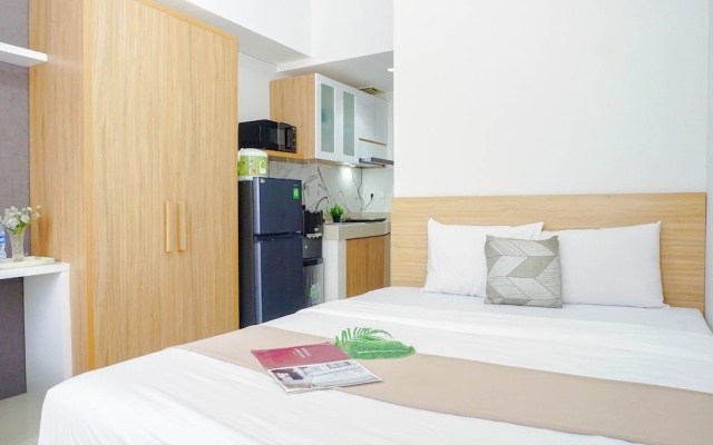 Cozy White Studio At Vasanta Innopark Apartment