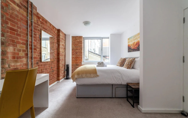 Stylish with beautiful brick walls