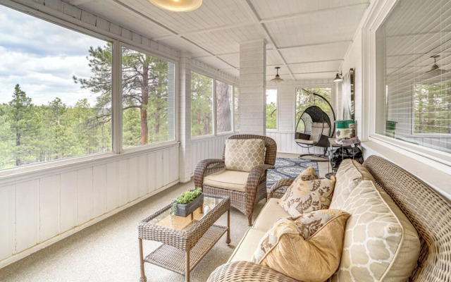 Flagstaff A-frame Cabin w/ Deck & Lovely Views!