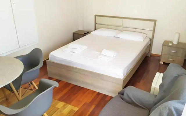 5th floor studio with views and a huge balcony