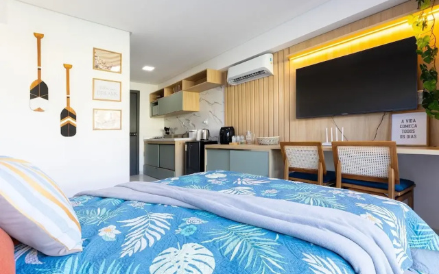Makani Beach #07 - Flat com Piscina by Carpediem