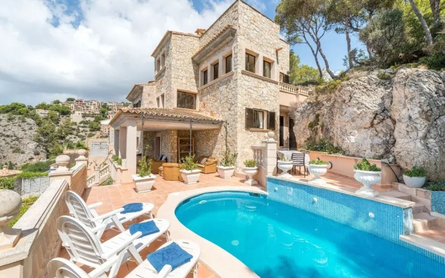 With Panoramic Views On The Sea - Villa Cala Llamp