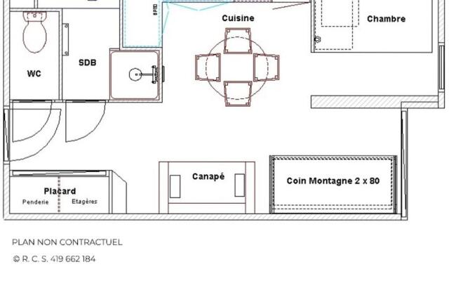 Appartement Les Menuires, 2 pièces, 4 personnes - FR-1-452-242