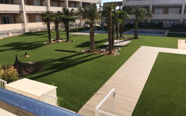 Apartment with 2 Bedrooms in Gran Alicante, with Wonderful Mountain View, Pool Access, Enclosed Garden - 3 Km From the Beach