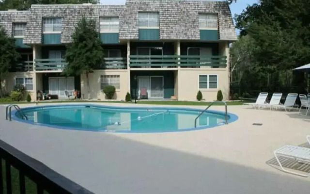 Newly Renovated Modern Deco Pool Fireplace