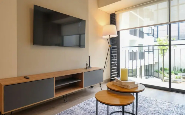 w Comfy 1BR Apartment w Balcony in Miraflores