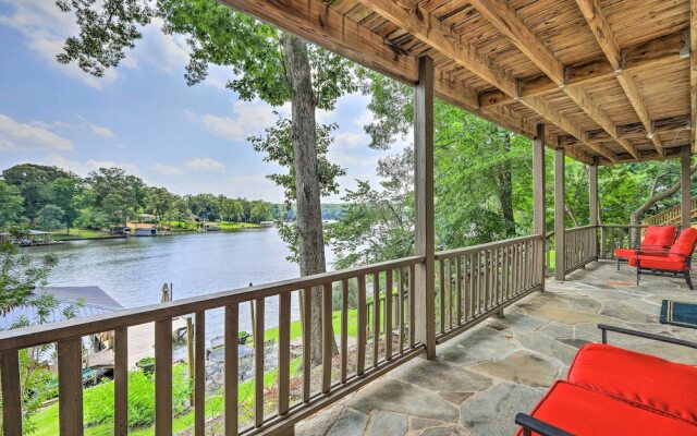 Lakefront Home w/ Entertainment Space & Dock!