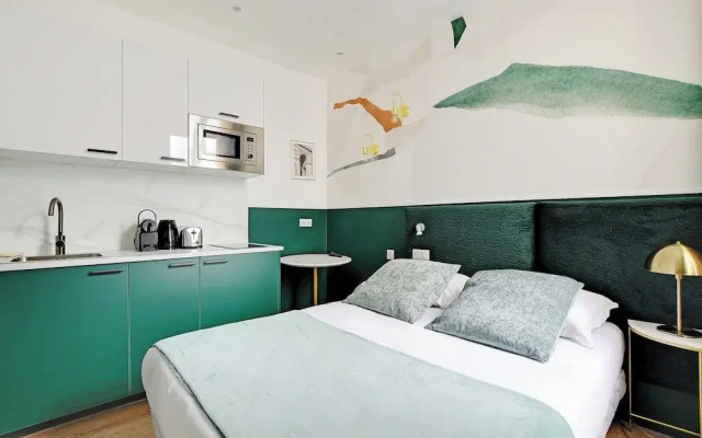 Beautiful Studio for 2P With A/C - Near Montmartre