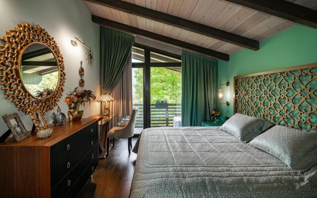 Шале Камин в снегах