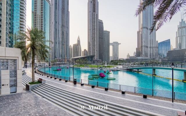 Manzil - Spacious 3B Villa w/ Burj & Fountain View