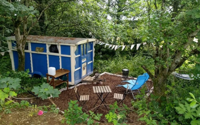 Pilgrims Shepherd's Hut - Goosewell Glynn Glamping