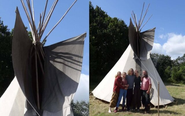 Eco Project Tipi at Permaculture Land