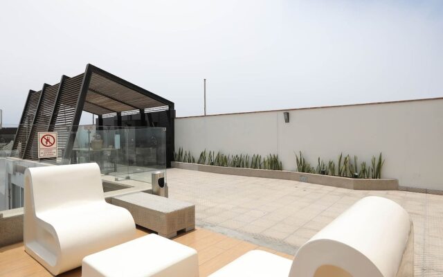 Moderno dpto en Barranco con piscina y gimnasio