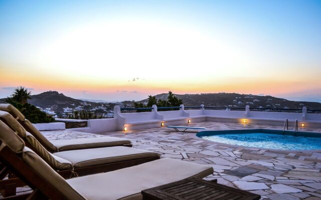 Complex of Cycladic traditional houses