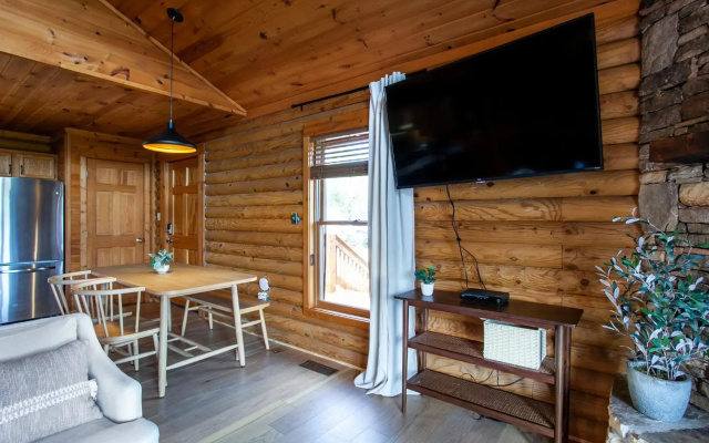 Constellation Station View Hot Tub Fireplace