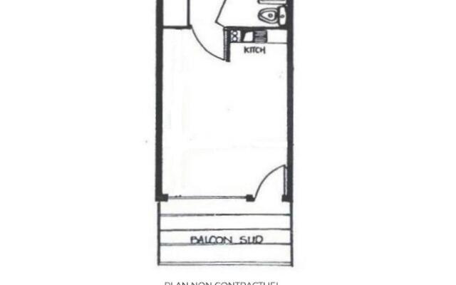 Appartement Les Menuires, 1 pièce, 3 personnes - FR-1-452-152