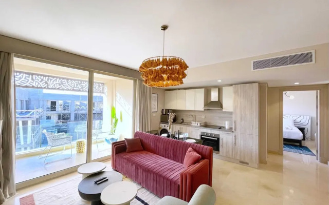 Xuru Stays I Modish & Magnific 2bdr @ Mangroovy Pool & Beach Access