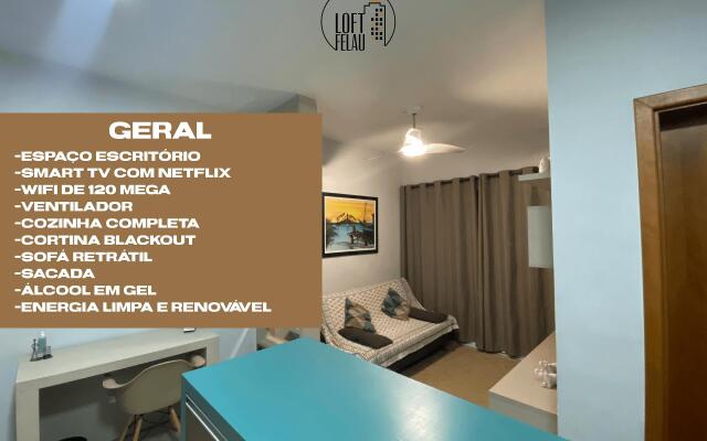 Apartamento com piscina e academia