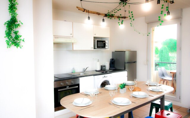 Piscine-Terrasse-Parking-Clim 4 Lits