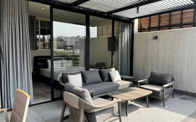 w Prestigious 1BR w Modern Terrace in Polanco