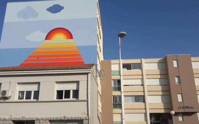 T3 Carnon, 1ère ligne 50m plage terrasse parking