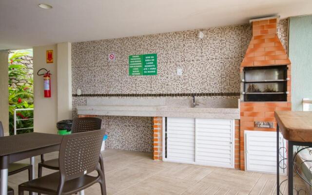 Apartamento pé na areia, vista cinematográfica!