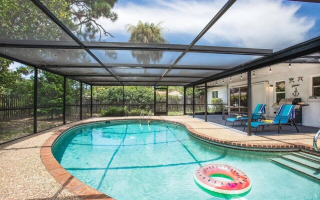 Playful Dolphins Pool Home