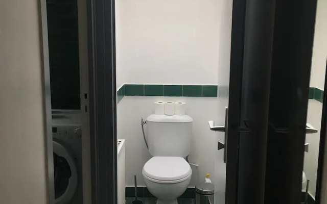 Bright bedroom in a family house