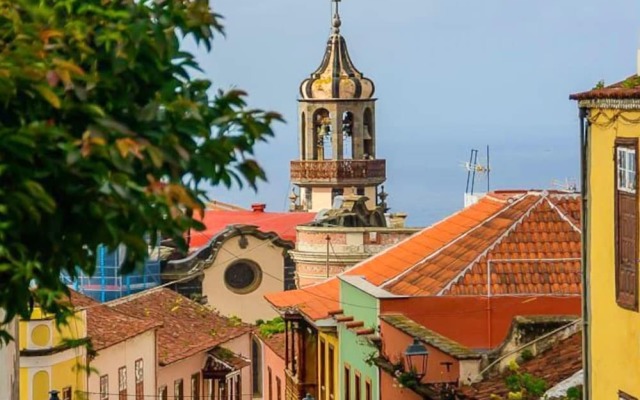 Studio in la Orotava, with Wonderful Sea View, Furnished Terrace And Wifi - 5 Km From the Beach