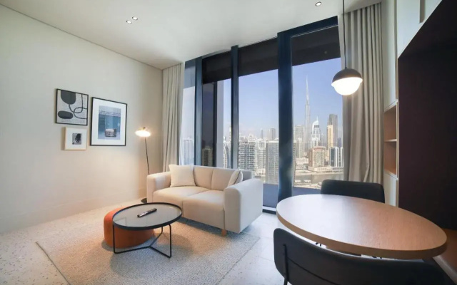 Modern Executive Studio Burj View Upside Living - Apartment in ดูไบ - Photo 4