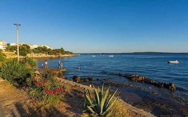 Apartment Uga2 - 70m from the beach: A2-prizemlje Mandre, Island Pag