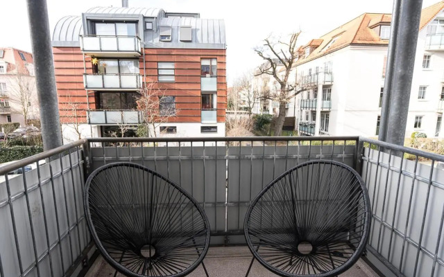 Stylisches Apartment im Herzen von Dresden + Parkplatz + Netflix + Self Check-in