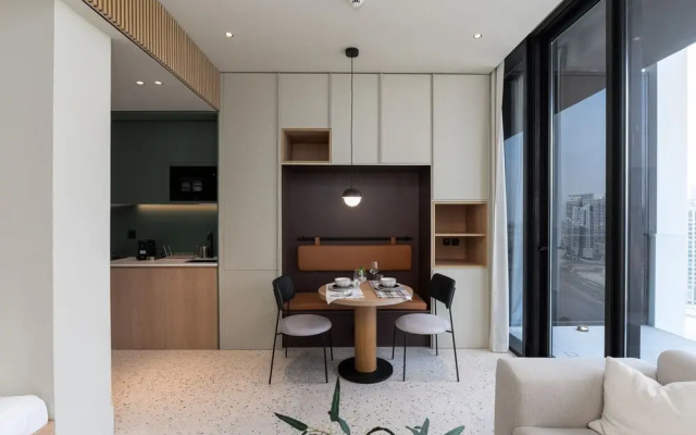 Chic Business Bay Studio Burj View Balcony - Apartment in ดูไบ - Photo 2