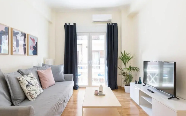 UPSTREET Cosy & Spacious 1BD Apt Koukaki