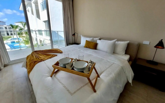 Unique Pool & Golf view retreat 1BR at Cana Pearl