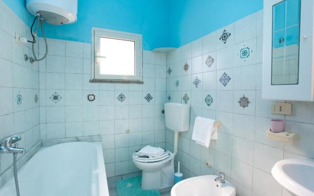 Blue house in santa Lucia