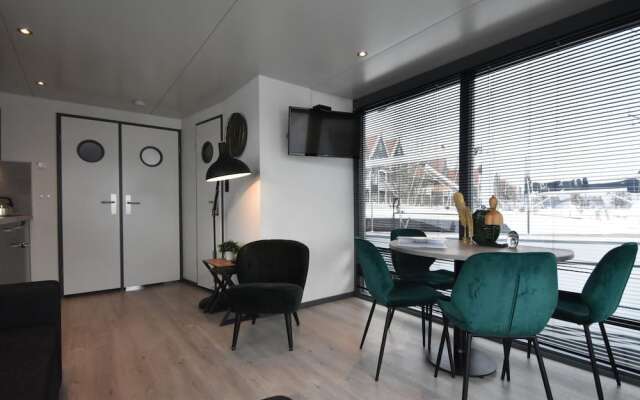 Boat in Volendam Near Marina Museum