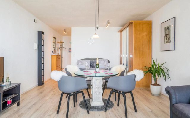 Luxueuze vakantiestudio met zeezicht en terras in Oostende