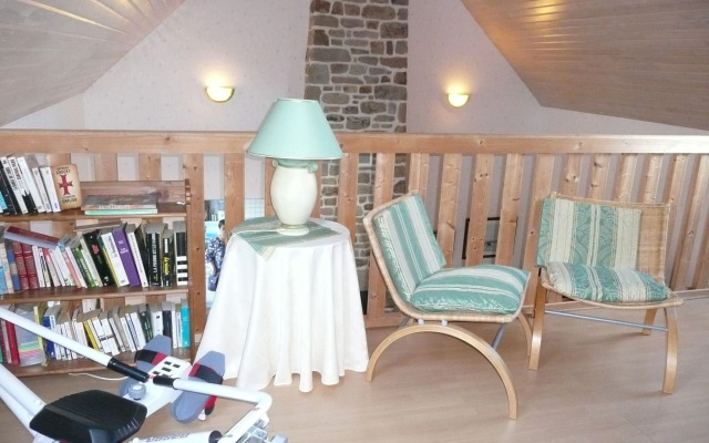 Granite stone house with fireplace, Plouguerneau