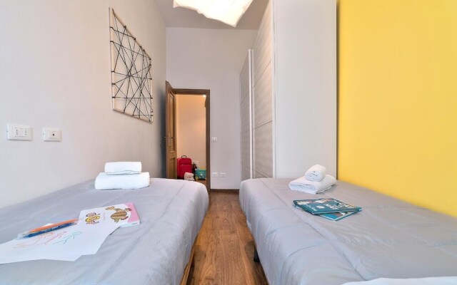 happy apartment in lively area