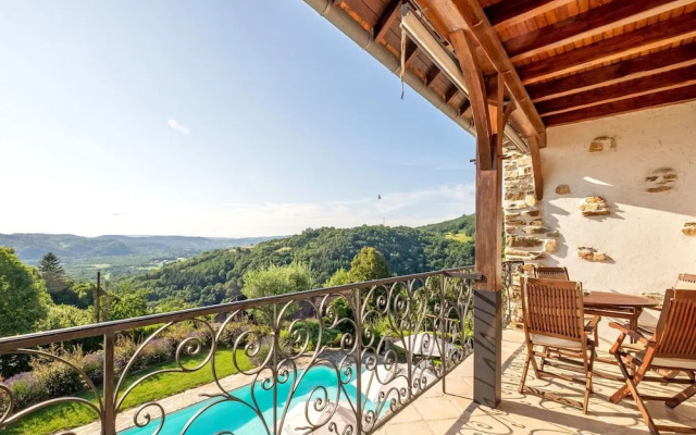 Stone House With Pool and Garden