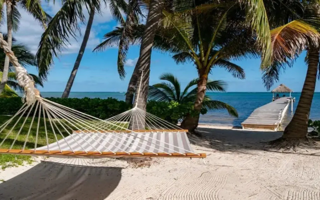 Beachfront Villa With Long Private Pier and Pool