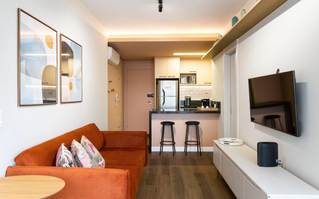 Apto de 42m² moderno e confortável na Bela Vista - Hotel in Sao Paulo - Photo 2