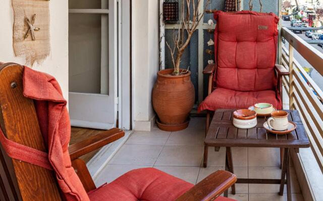 Melina's Central Flat, 5min To The Beach