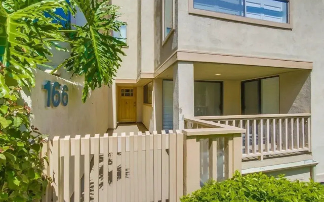 Beachfront Townhome in Solana Beach features Private Den SS166 by RedAwning