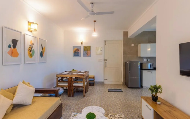 Palm Retreat 1BHK Pool & Field Views