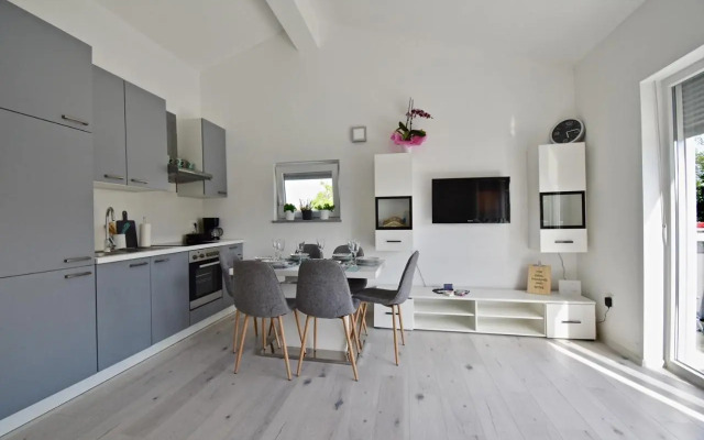 Bright and spacious apartment with grill ***