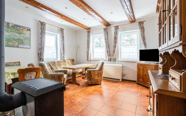 Beautiful apartment in the romantic Bode Gorge directly on the edge of the forest with fireplace